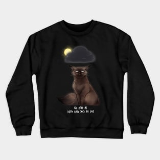 Moody Cat Crewneck Sweatshirt